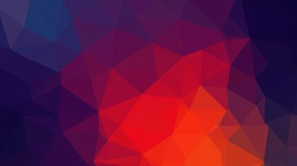 Obraz premium Abstract polygonal background in vibrant colors. A dynamic interplay of shapes and hues creates a mesmerizing visual effect. The image is rich in color transitions and geometric design elements