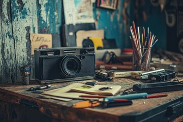 Vintage camera workshop