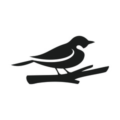 Bird logo on the branch