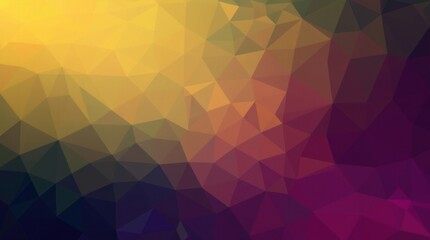 Obraz premium Abstract polygonal background with gradient colors (1)