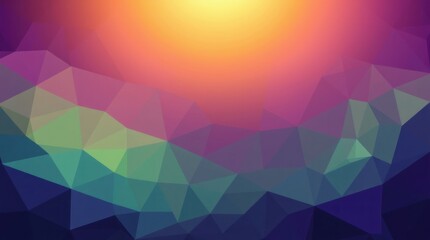 Obraz premium Abstract polygonal background with vibrant colors