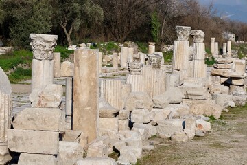 Ancient city of Stratonikeia in Yatagan Turkey
