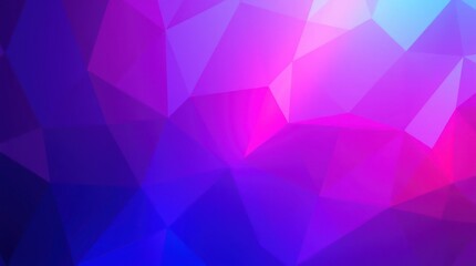Abstract polygonal background with vibrant gradients