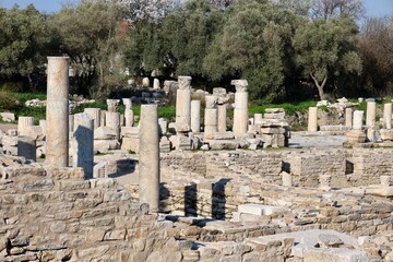 Ancient city of Stratonikeia in Yatagan Turkey