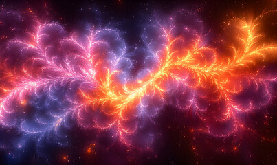 Abstract fractal design art