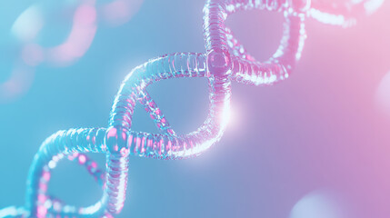 Naklejka premium Biomedical concept DNA science illustration
