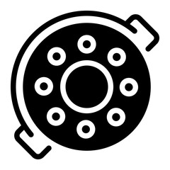 dental light glyph icon