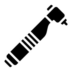 dental drill glyph icon