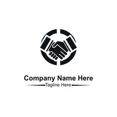 Obraz premium Handshak logo