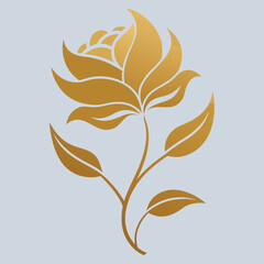 Vector autumn leaves illustration set, a floral nature design element.