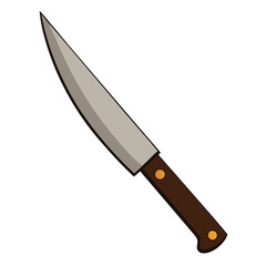 knife vector on white background
