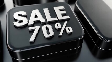 Shoppers explore a vibrant shopping center during a special discount event, enjoying a remarkable 70% off on various items, creating a festive atmosphere as they hunt for bargains