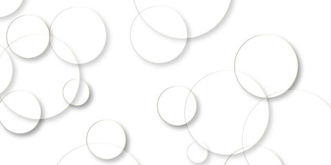 Modern abstract white bubble background with circles. Modern seamless and retro pattern technology and business concept background. Modern design background for report and project presentation .