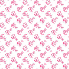 Naklejka premium Sea Shell Seamless Vector Pattern Design