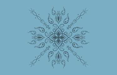 Red tone random radial illustration