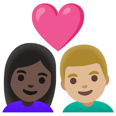 Couple with Heart: Woman, Man 