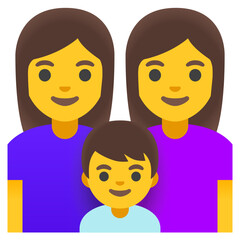 Family: Woman, Woman, Boy
