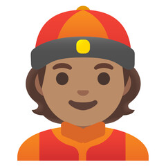 Firefighter Emoji (Medium Skin Tone)
