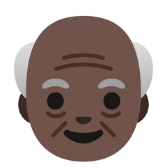 Older Person (Dark Skin Tone)
