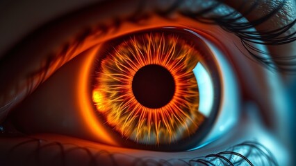 The gaze of the Eye of Fire