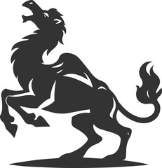 Silhouette of a camel animal vector