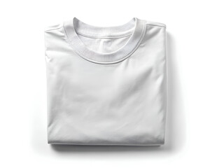 white shirt isolated on white background