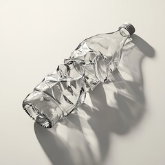 Twisted plastic bottle