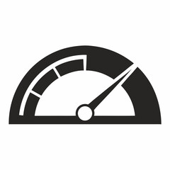 speedometer isolated on white