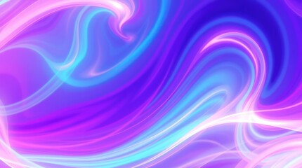 Obraz premium Abstract swirling vibrant colors. A mesmerizing blend of pastel pink, blue, and purple hues creating dynamic, flowing lines. A captivating, smooth and seamless artistic design