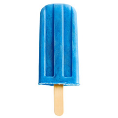 Refreshing blue ice pop a summer treat frozen delight
