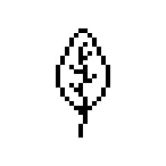 plant leaf pixel art for your needs