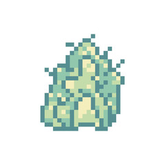 Obraz premium bush plant nature pixel art
