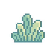 Obraz premium bush plant nature pixel art