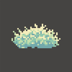 Fototapeta premium bush plant nature pixel art