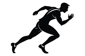 Runner Silhouette Action 