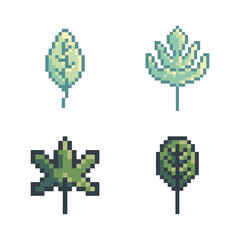 plant leaf pixel art for your needs