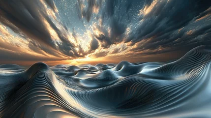 Fotobehang abstract fractal background © Heng Kimhong