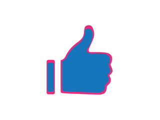 Thumb up icon and illustration design vector design used in different graphic design 