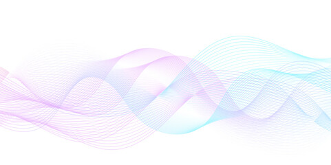 blue purple wave curve lines banner background .Digital frequency track equalizer. Stylized line art background. modern soft luxury texture with smooth and clean vector subtle background illustration