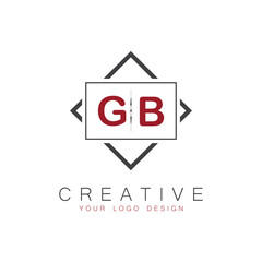 initial monogram logo for Creative with square style design.