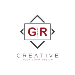 initial monogram logo for Creative with square style design.