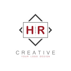 initial monogram logo for Creative with square style design.