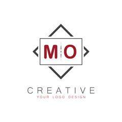 initial monogram logo for Creative with square style design.