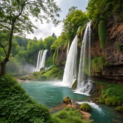 Fototapeta premium waterfall in thailand