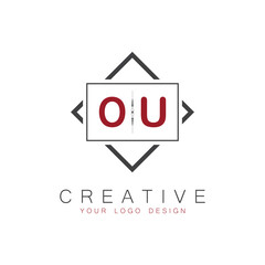 initial monogram logo for Creative with square style design.