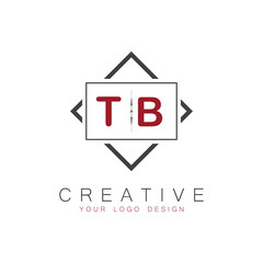 initial monogram logo for Creative with square style design.