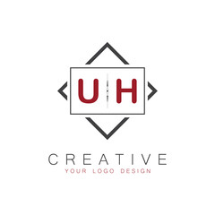 initial monogram logo for Creative with square style design.