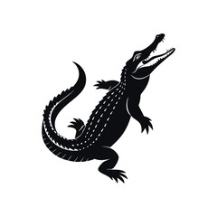 Crocodile silhouette