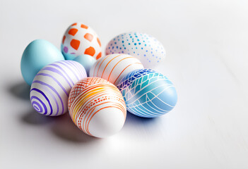 colorful easter eggs