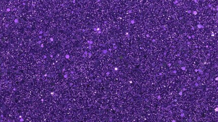 Purple Glitter Background with Sparkling Texture and Heart Patterns, Perfect for Romantic and Elegant Design Projects, High-Resolution Purple Sparkle Texture for Creative Decor